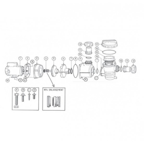 Poolrite Enduro Spare Parts Pump Pumpland